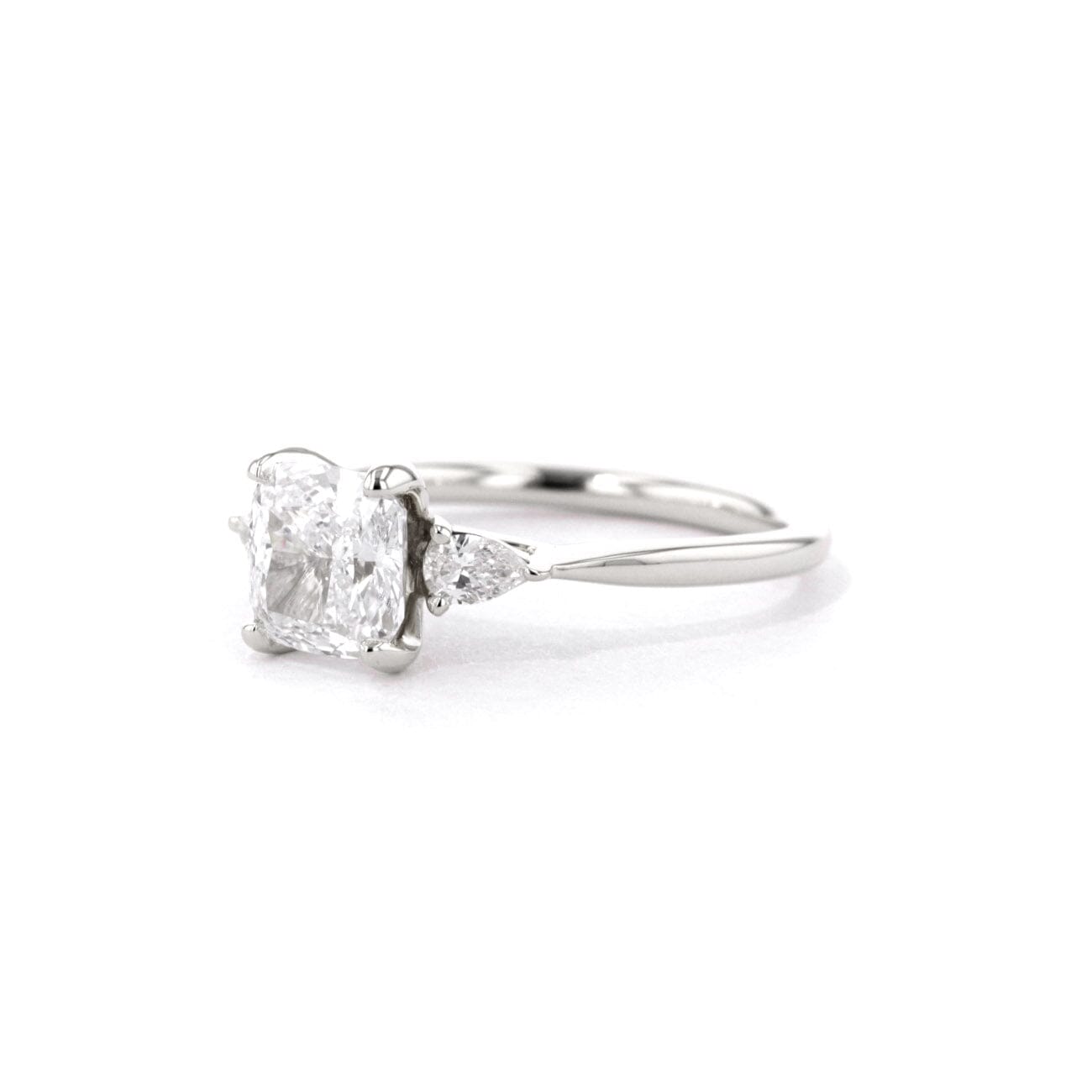 1.8mm Gracie Cushion Engagement Rings Princess Bride Diamonds