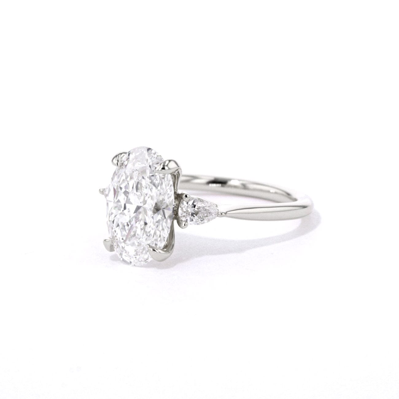 1.8mm Gracie Oval Engagement Rings Princess Bride Diamonds