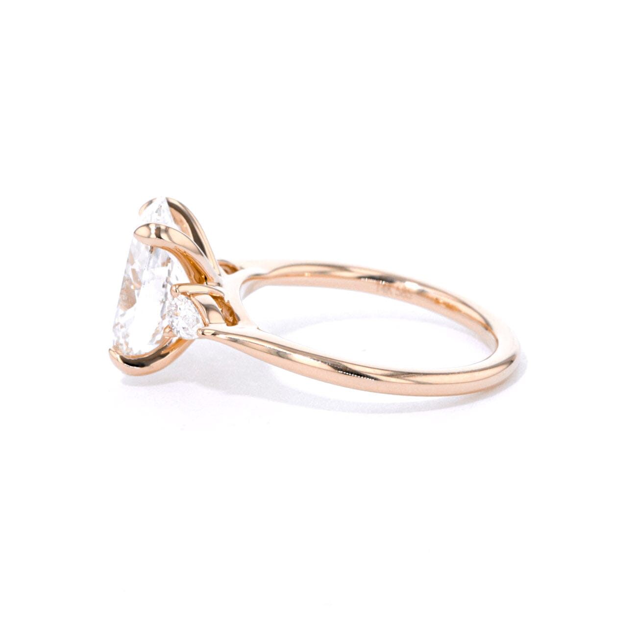 1.8mm Gracie Oval Engagement Rings Princess Bride Diamonds