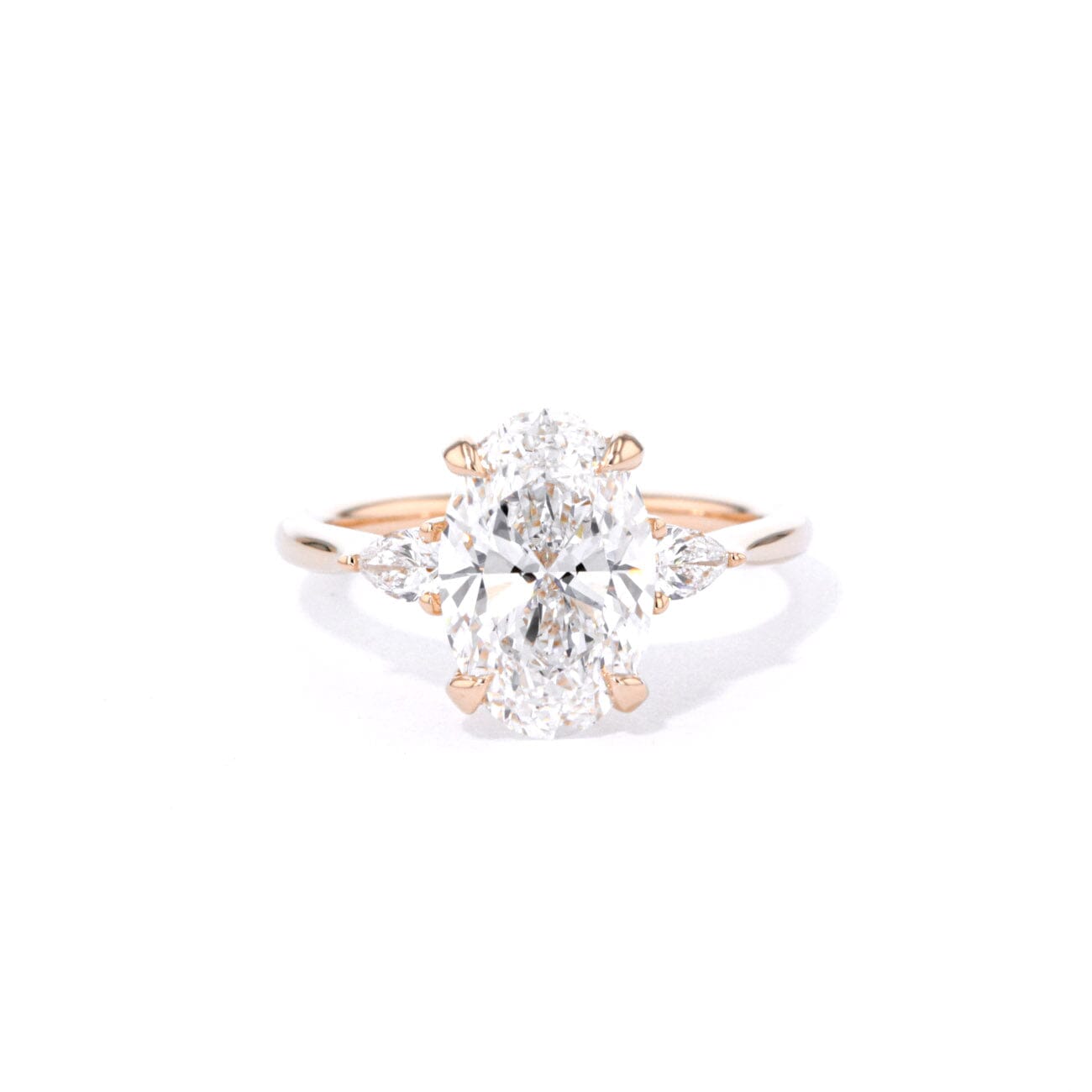 1.8mm Gracie Oval Engagement Rings Princess Bride Diamonds