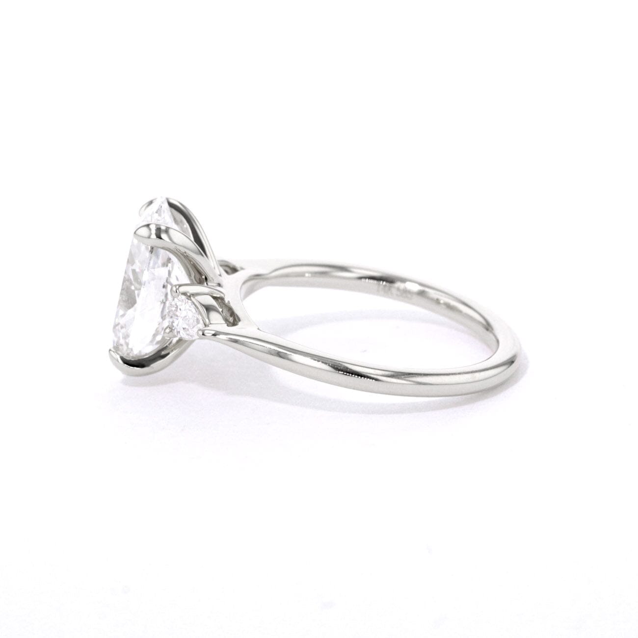 1.8mm Gracie Oval Engagement Rings Princess Bride Diamonds
