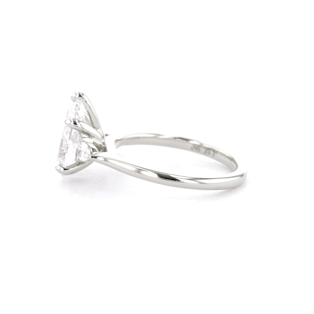 1.8mm Gracie Pear Engagement Rings Princess Bride Diamonds
