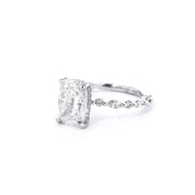 1.8mm Rei Cushion Engagement Rings Princess Bride Diamonds