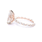 1.8mm Rei Pear Engagement Rings Princess Bride Diamonds