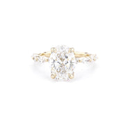 1.8mm Ren Oval Engagement Rings Princess Bride Diamonds 