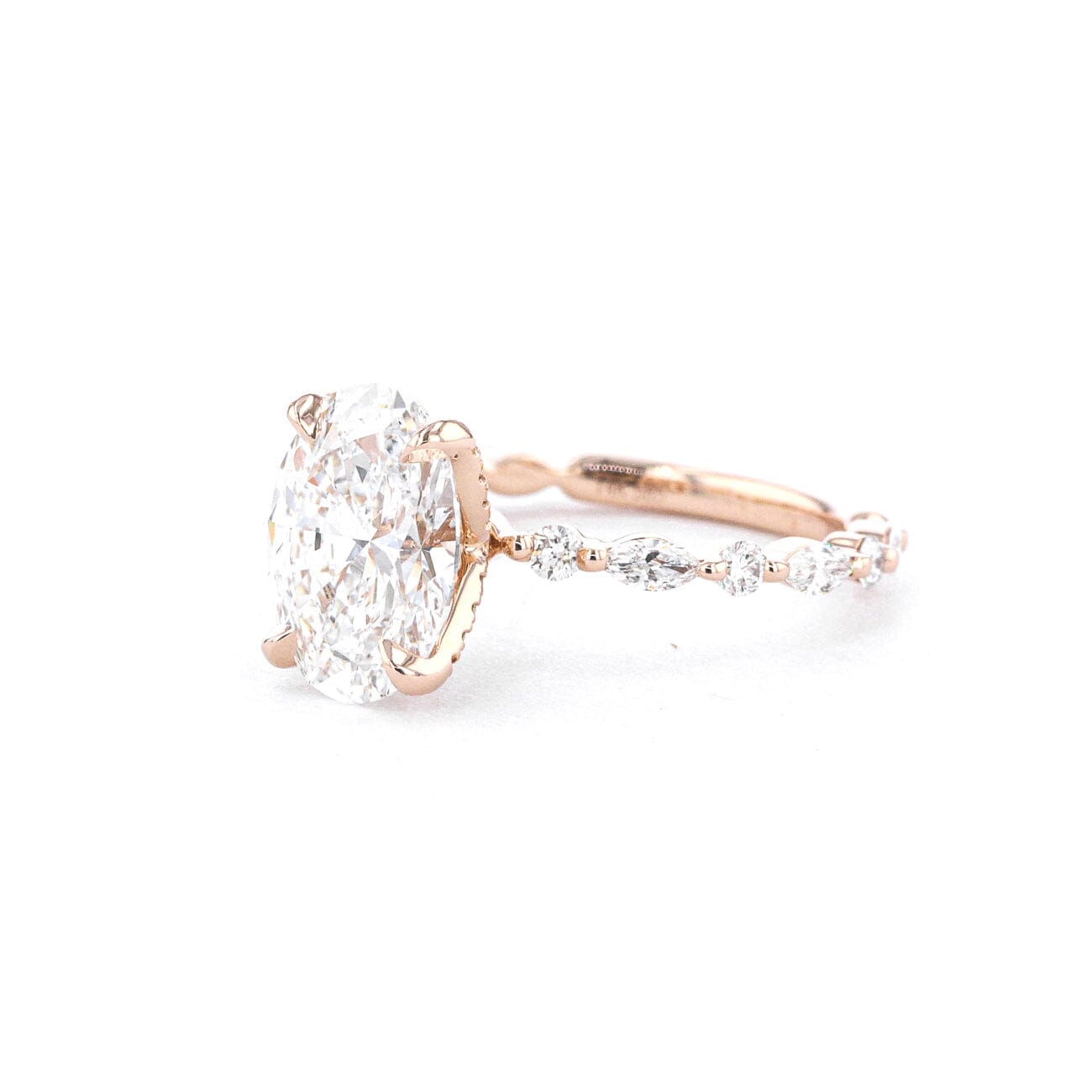 1.8mm Ren Oval Engagement Rings Princess Bride Diamonds