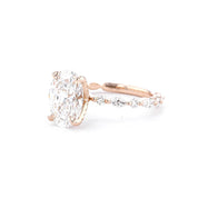 1.8mm Ren Oval Engagement Rings Princess Bride Diamonds