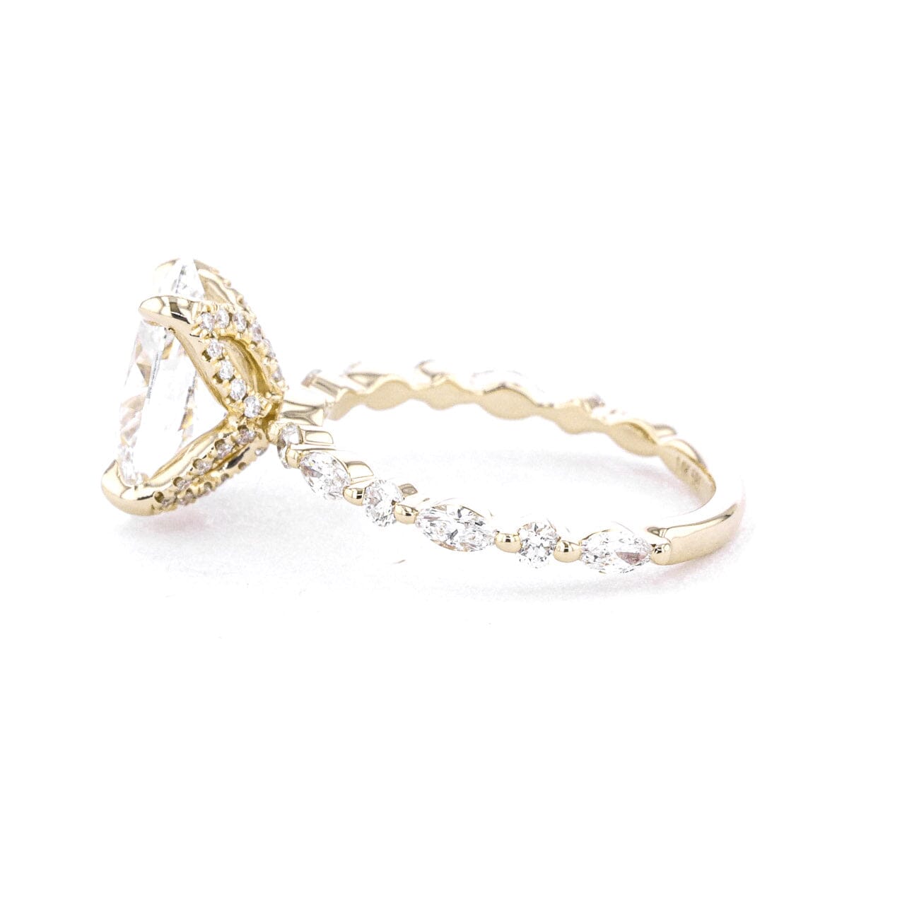 1.8mm Ren Oval Engagement Rings Princess Bride Diamonds