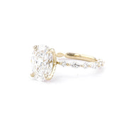 1.8mm Ren Oval Engagement Rings Princess Bride Diamonds