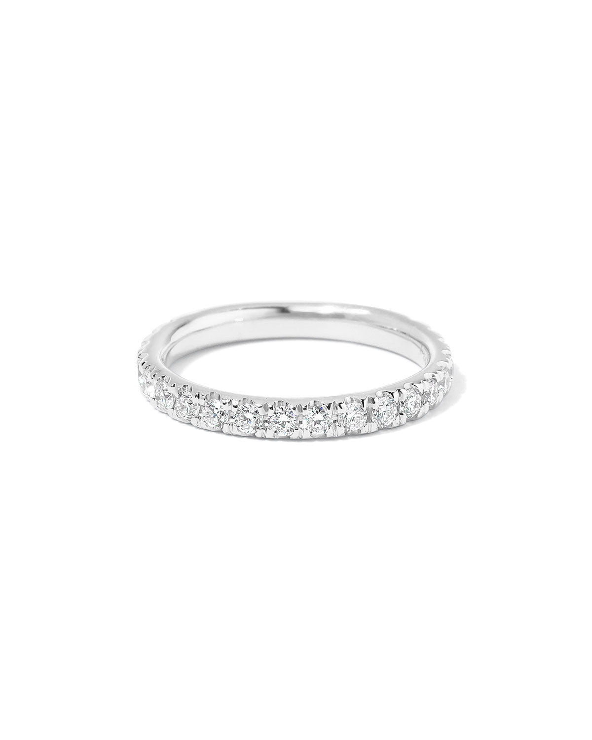 2.6mm Core Pavé Diamond Ring