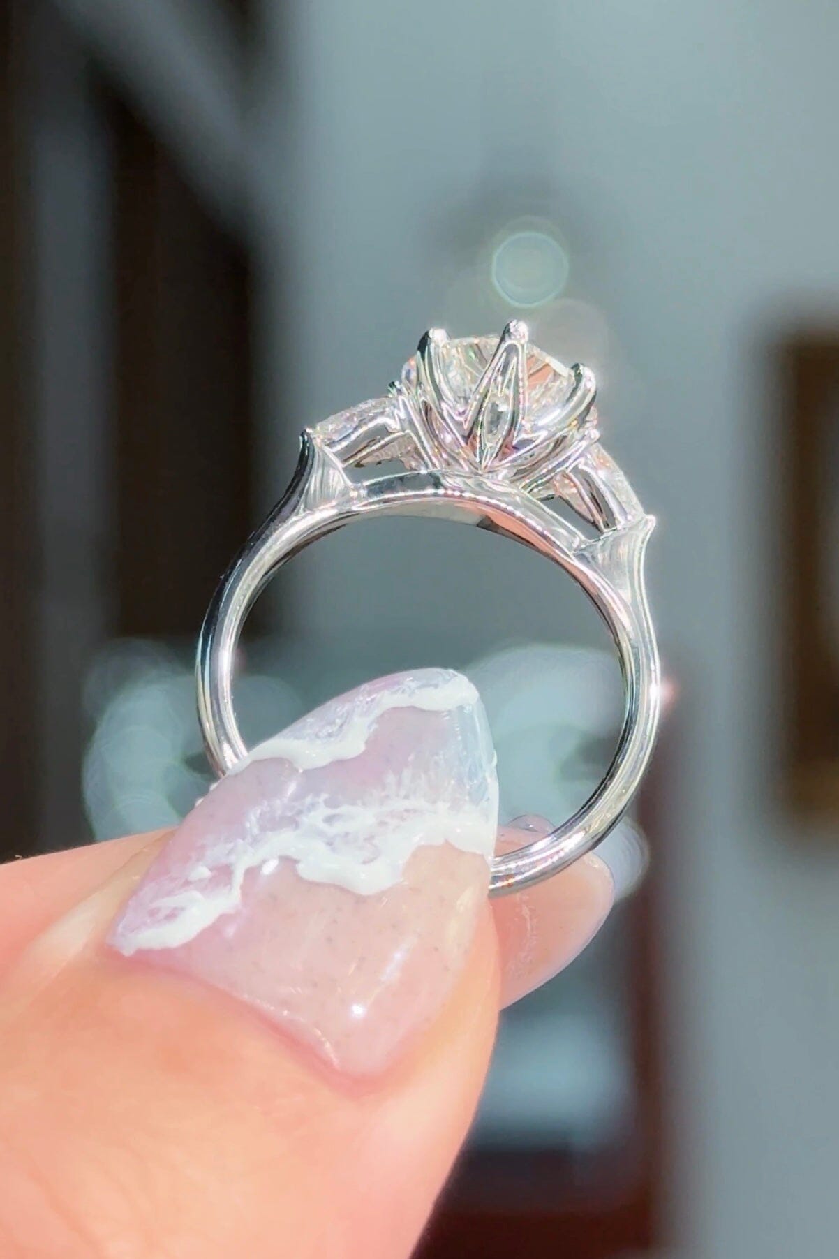 2.00ct D-VS1 Heart Lab Diamond Lisa Engagement Rings Princess Bride Diamonds