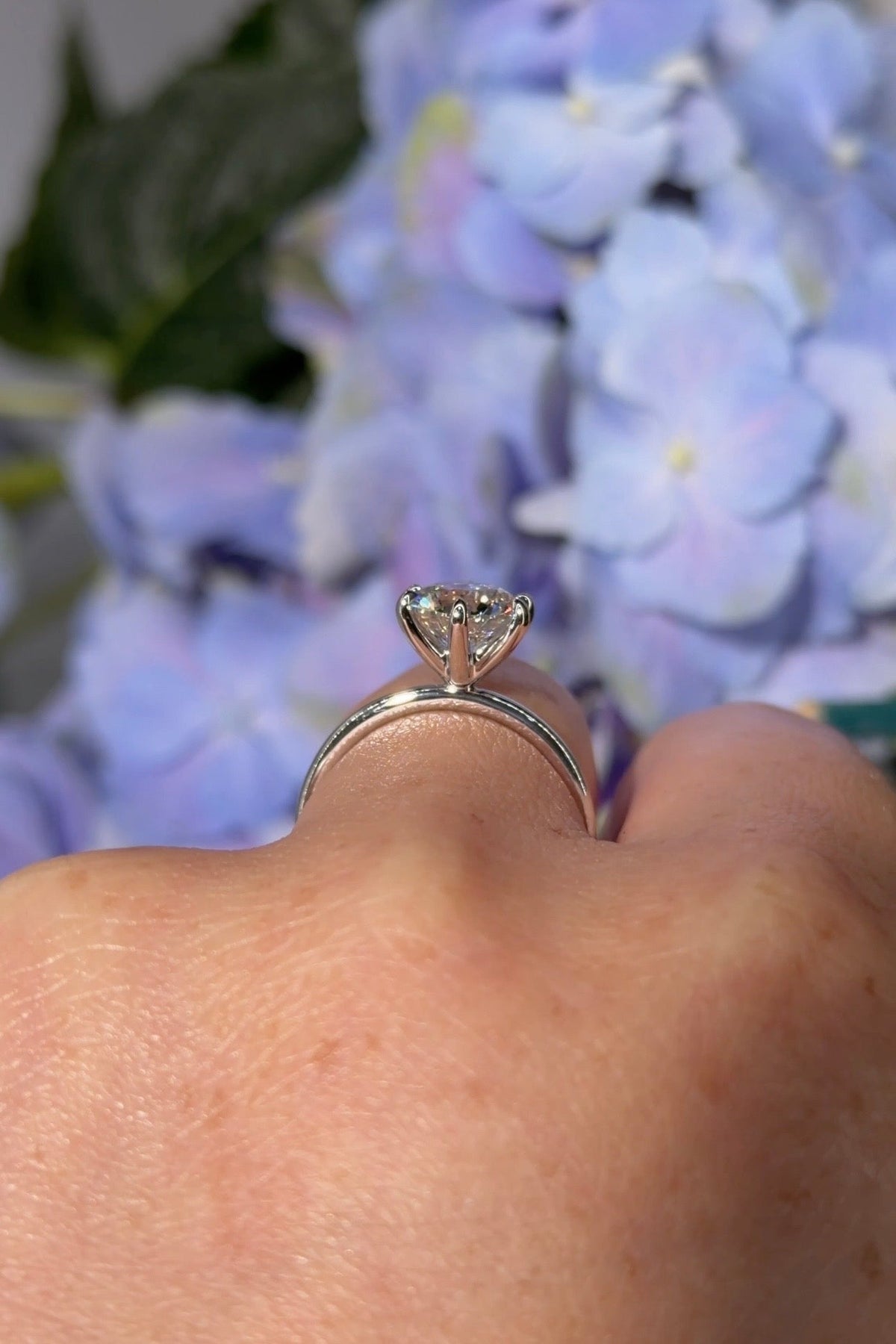 2.00ct F - VS1 Round Lab Diamond Juliette - PBD Engagement Rings