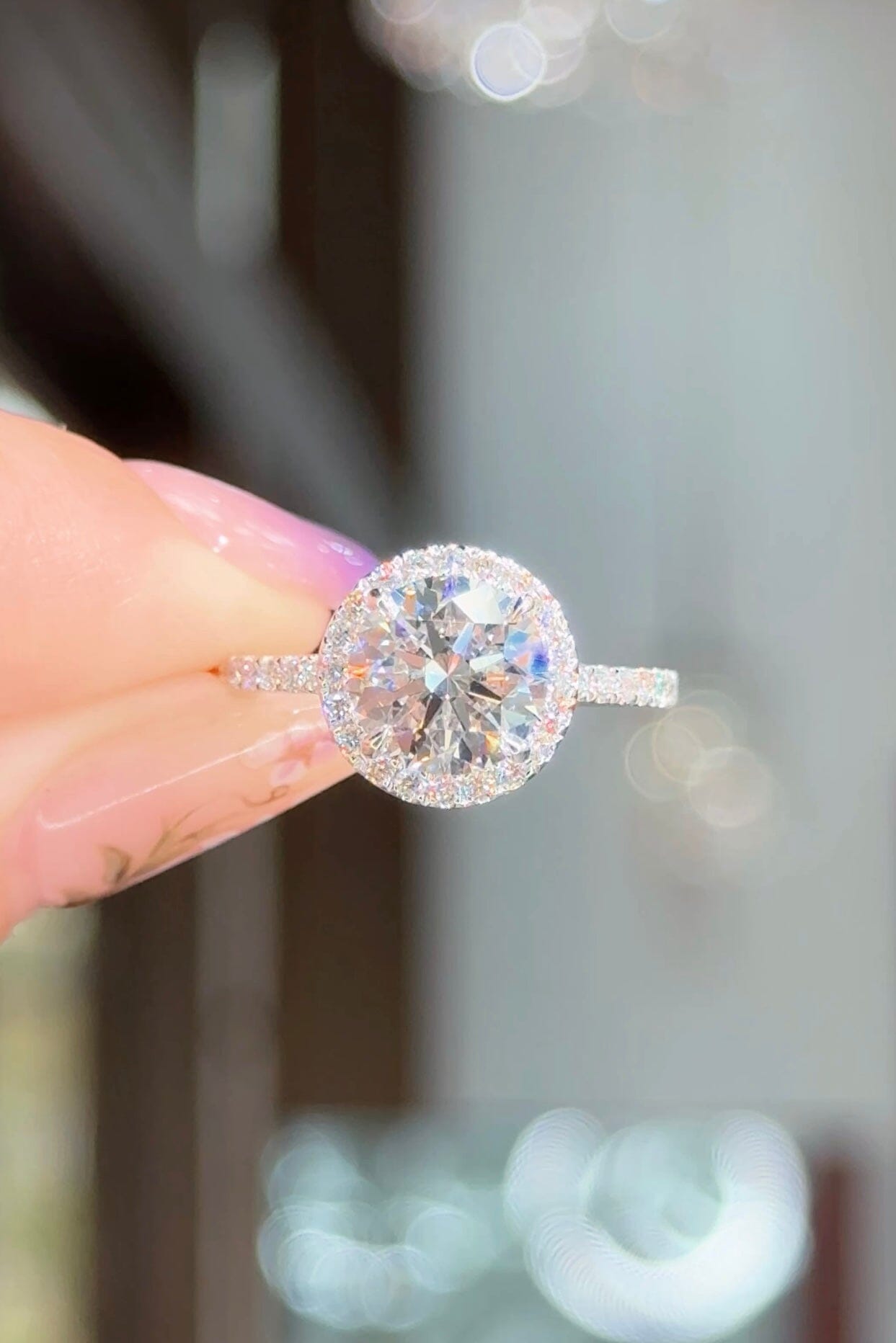 2.01ct D-VS1 Oval Lab Diamond Angela Engagement Rings Princess Bride Diamonds