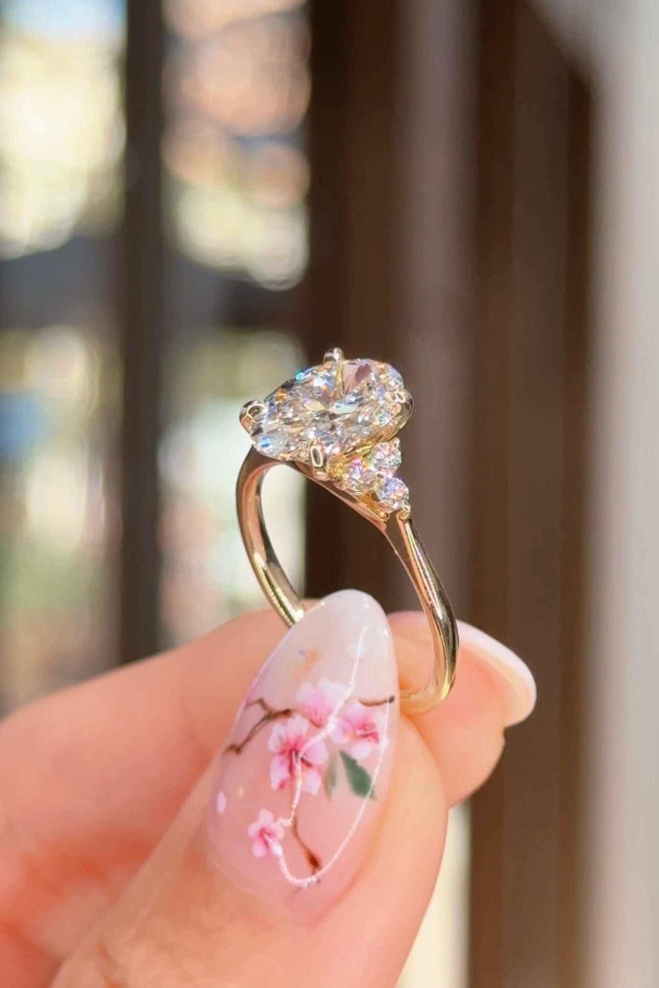 2.01ct F-VVS2 Oval Lab Diamond Lindsey Engagement Rings Princess Bride Diamonds