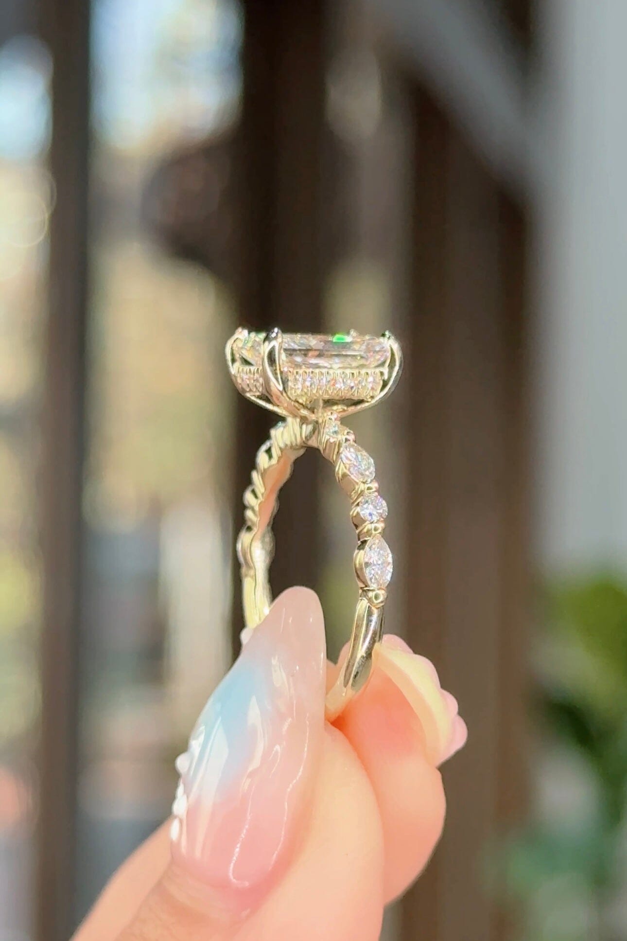 2.02ct D-VS1 Radiant Lab Diamond Rei Engagement Rings Princess Bride Diamonds