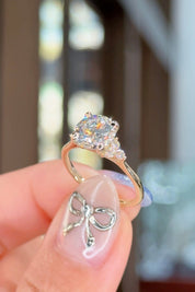 2.03ct D-VS1 Round Lab Diamond Lindsey Engagement Rings Princess Bride Diamonds