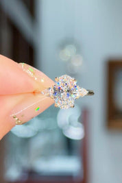 2.04ct D-VS1 Oval Lab Diamond Gracie Engagement Rings Princess Bride Diamonds