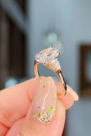 2.04ct D-VS1 Oval Lab Diamond Gracie Engagement Rings Princess Bride Diamonds