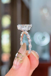 2.05ct D-VVS2 Pear Lab Diamond Rei Engagement Rings Princess Bride Diamonds