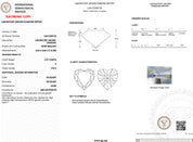 2.07ct E-VVS2 Heart Lab Diamond Nova Engagement Rings Princess Bride Diamonds