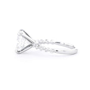 2.0mm Tiana Cushion Engagement Rings Princess Bride Diamonds