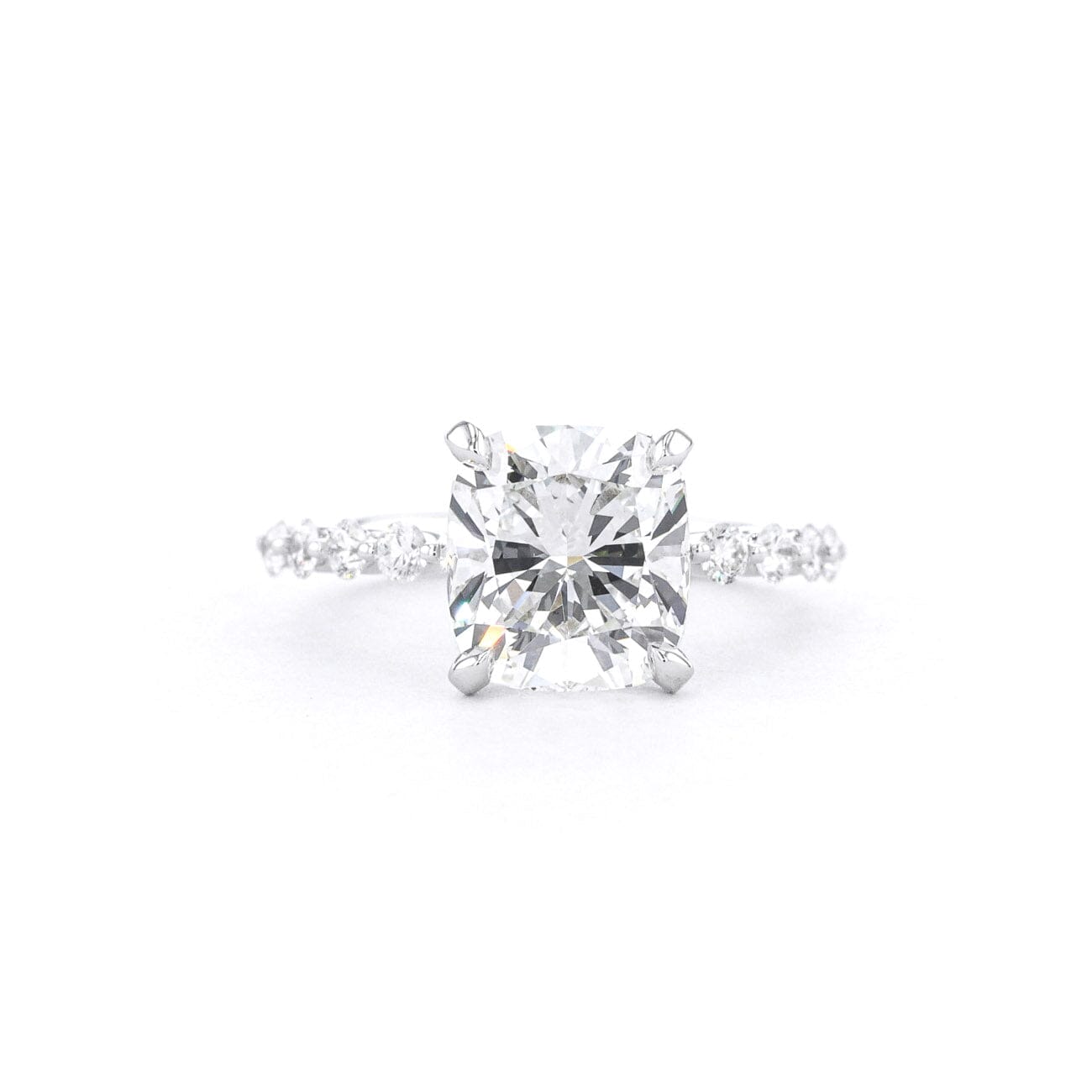 2.0mm Tiana Cushion Engagement Rings Princess Bride Diamonds