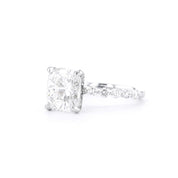 2.0mm Tiana Cushion Engagement Rings Princess Bride Diamonds