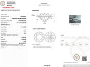 2.11ct E-VVS2 Round Lab Diamond Nova Engagement Rings Princess Bride Diamonds
