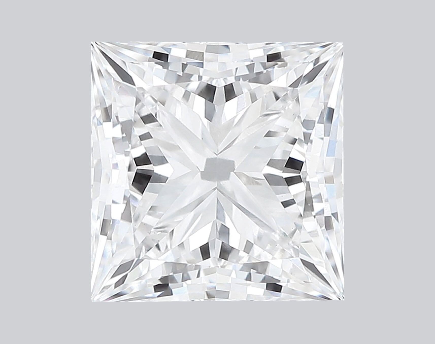 2.17 Carat D-VVS2 Princess Lab Grown Diamond - IGI (#49633) – PBD