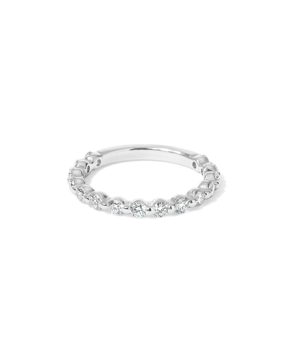 2.2mm Floating Single Prong Diamond Ring - PBD Rings