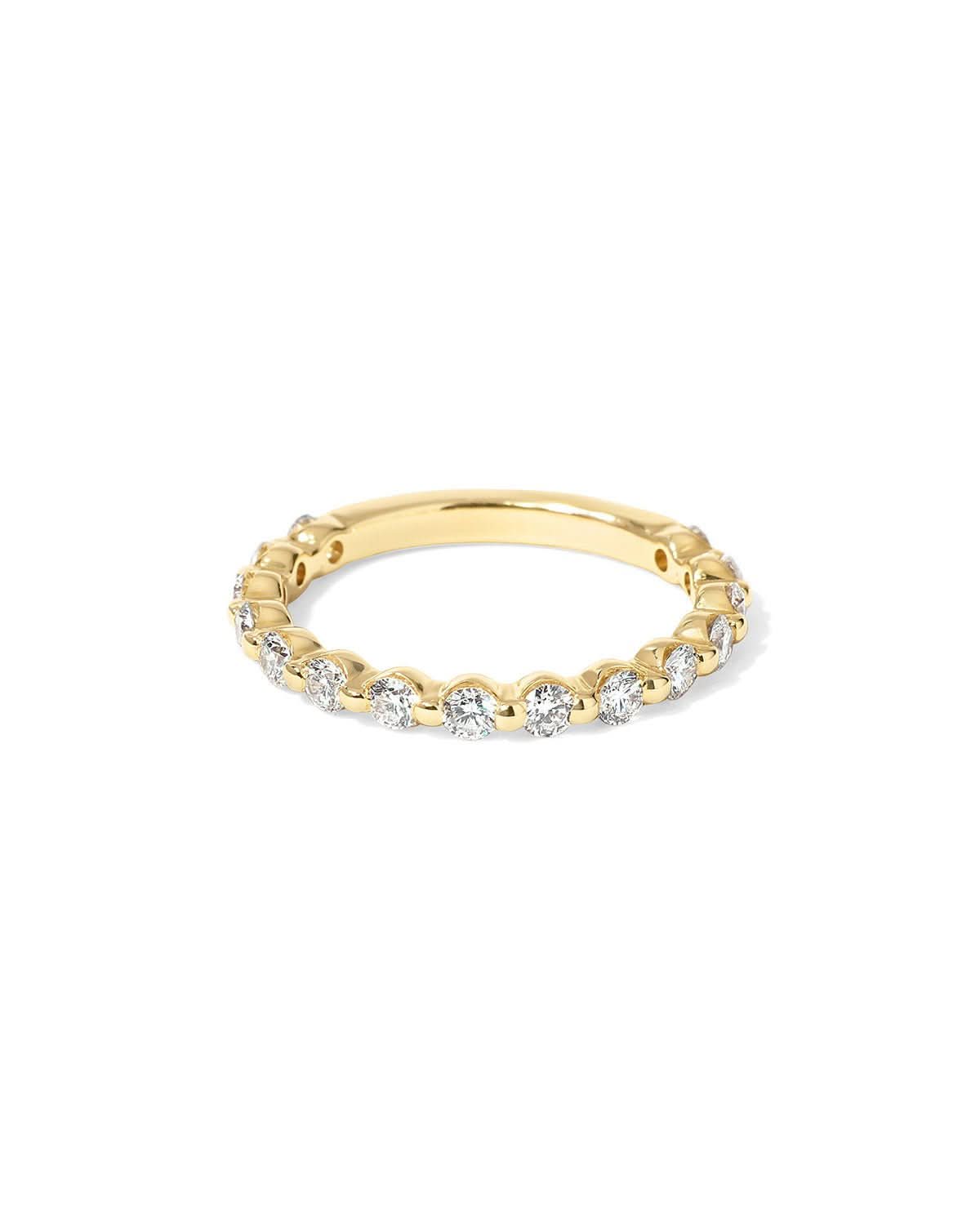 2.2mm Floating Single Prong Diamond Ring - PBD Rings