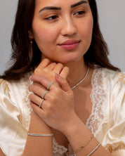 2.2mm Floating Single Prong Round Natural Diamond Ring Rings Princess Bride Diamonds