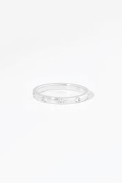 2.2mm Round Diamond Inlay Band Rings Princess Bride Diamonds