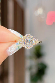 2.30ct E-VS1 Oval Lab Diamond Nova Engagement Rings Princess Bride Diamonds