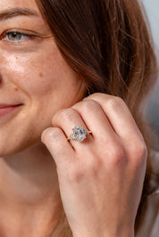2.5ct Oval Lab Diamond Nova Engagement Rings Princess Bride Diamonds