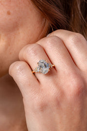 2.5ct Oval Lab Diamond Nova Engagement Rings Princess Bride Diamonds
