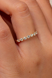 2.6mm Floating Single Prong Round Natural Diamond Ring Rings Princess Bride Diamonds