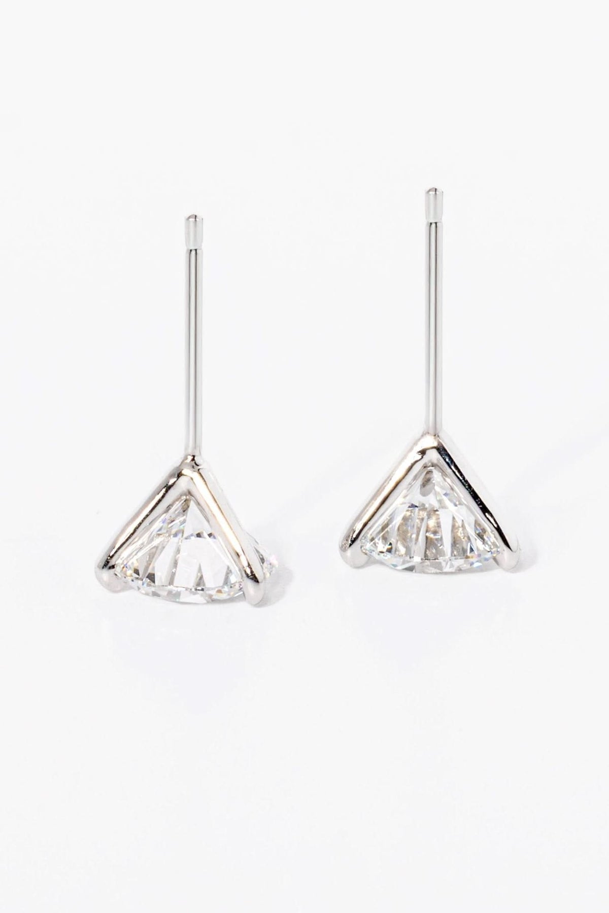 2.71ct D - VVS1 Round Lab Diamond Juliette Studs - PBD Earrings