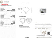 2.74ct FVP-VS1 Heart Lab Diamond Leilani Engagement Rings Princess Bride Diamonds