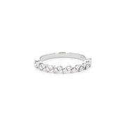 2.8mm Seamless Slanted Marquise Ring Rings Princess Bride Diamonds