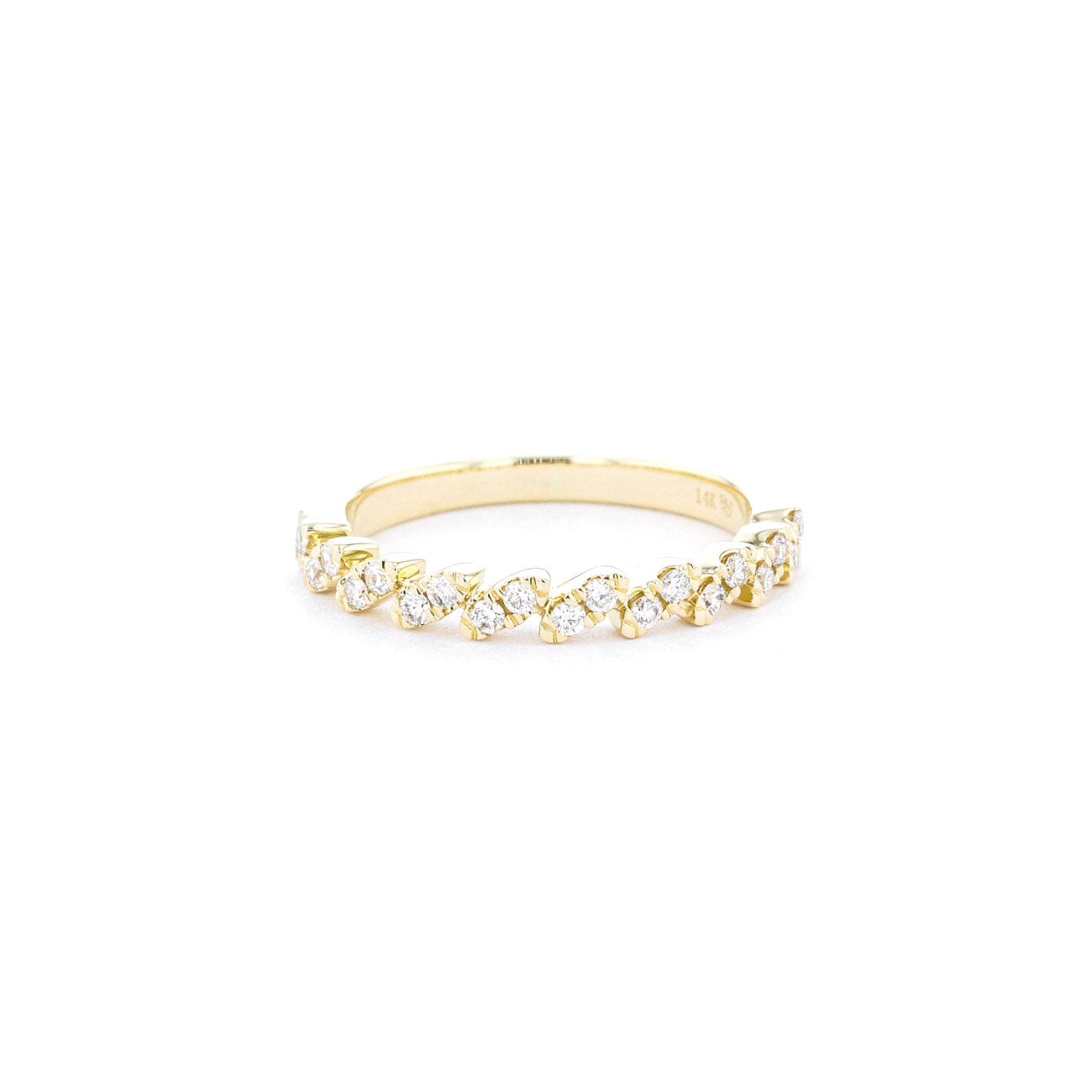2.8mm Seamless Slanted Marquise Ring Rings Princess Bride Diamonds