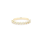 2.8mm Seamless Slanted Marquise Ring Rings Princess Bride Diamonds