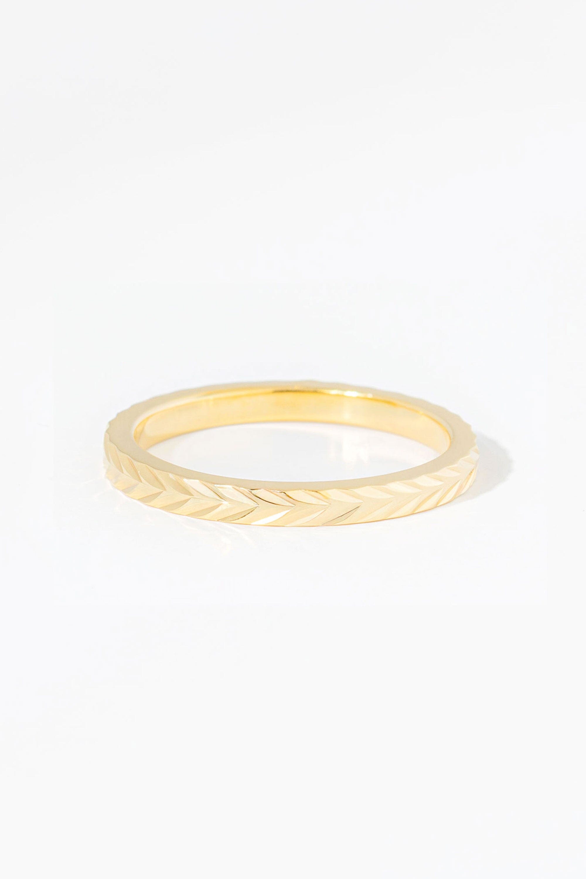 2mm Hand-Engraved Wheat Band Rings Princess Bride Diamonds