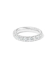 3.8mm Core Pavé Lab Diamond Ring