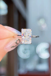 3.01ct F-VS1 Radiant Lab Diamond Alice Engagement Rings Princess Bride Diamonds