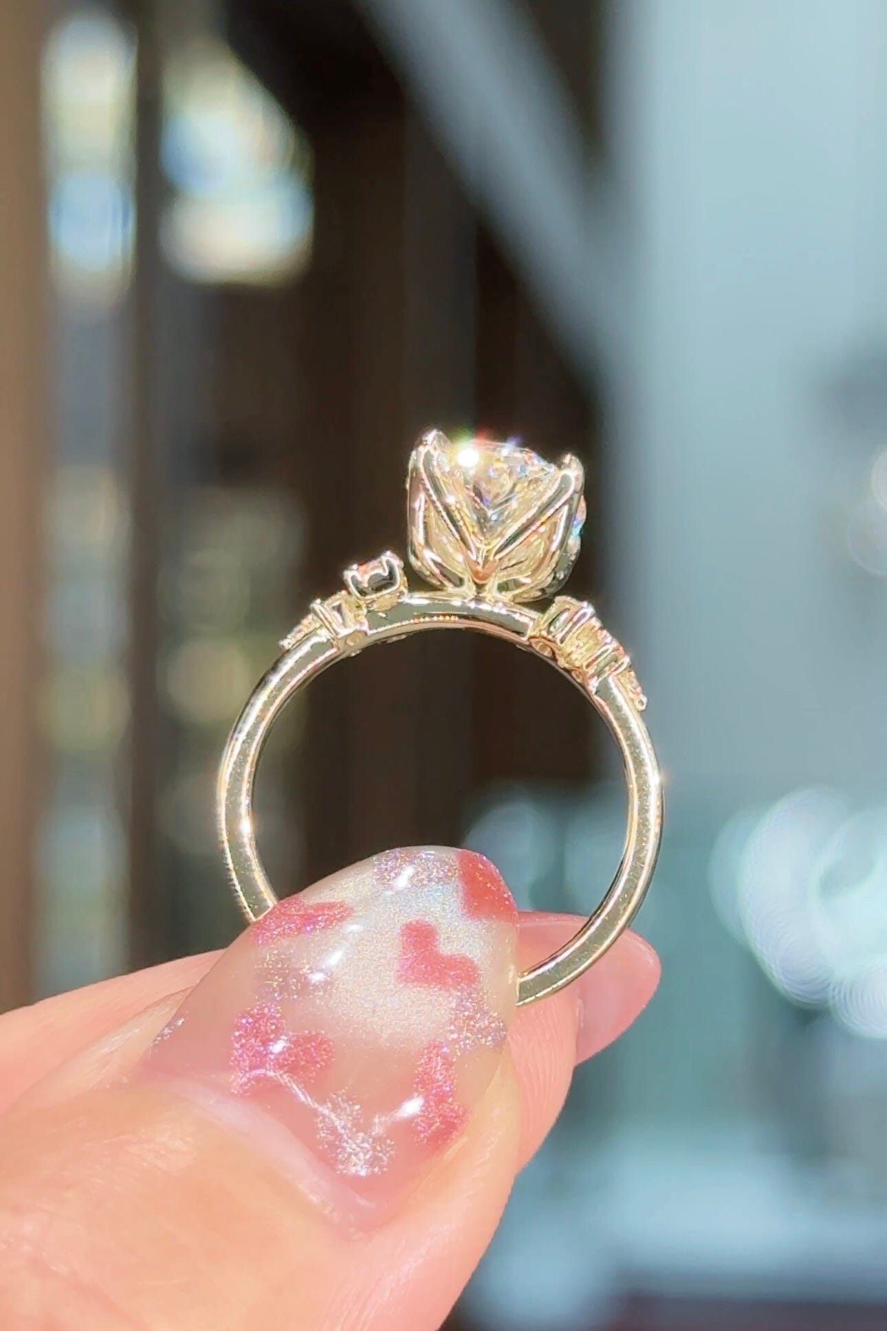 3.06ct D-VS1 Oval Lab Diamond Nova Engagement Rings Princess Bride Diamonds