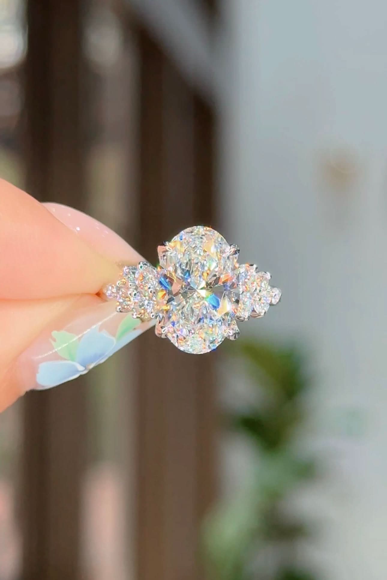 3.58ct D-VS1 Oval Lab Diamond Supernova – PBD