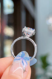 3.58ct D-VS1 Round Lab Diamond Kayla Engagement Rings Princess Bride Diamonds