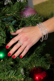 3.5mm Emerald U-Prong Ring Rings Princess Bride Diamonds