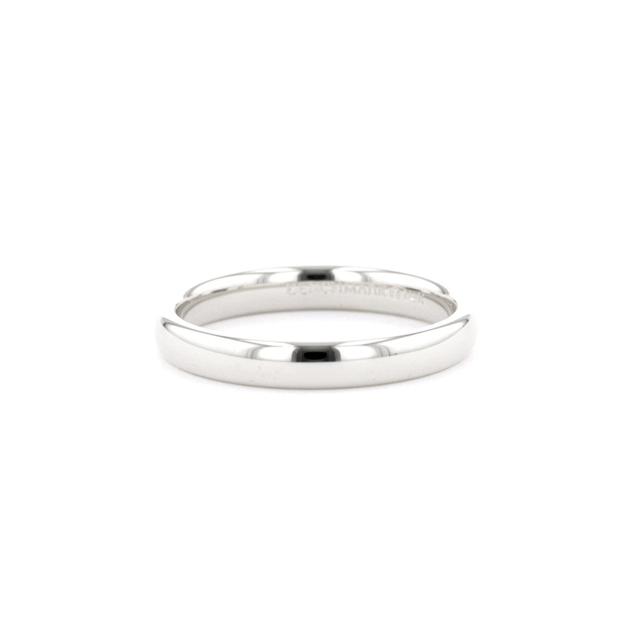 3.5mm Euro Comfort Fit High Polish Band Rings Princess Bride Diamonds